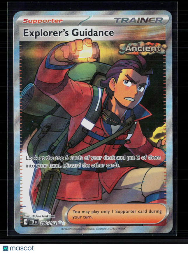 Pokemon 2024 Temporal Forces Explorer's Guidance FA #200/162