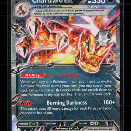 Pokemon 2023 Scarlet & Violet Charizard EX #SVP EN 196