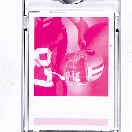 1985 Topps Dwight Clark Black Back Topps Vault Proof 1/1