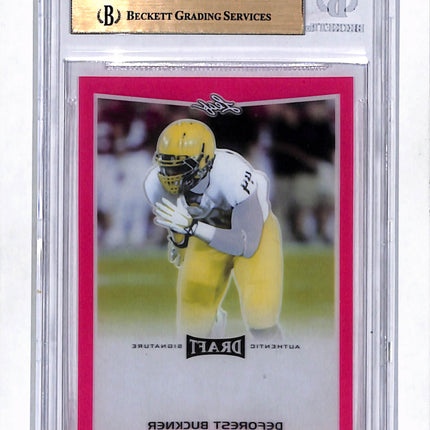 2016 Leaf Metal Draft DeForest Buckner Opaque Red 1/1 Pre-Production Proof