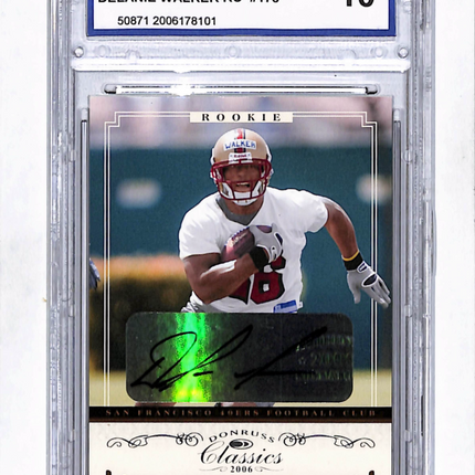 2006 Donruss Classics Delanie Walker #178 225/599 RC Auto