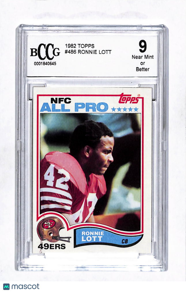 1982 Topps Ronnie Lott #486