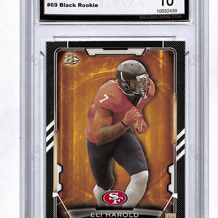 2015 Bowman Eli Harold #69 Black RC