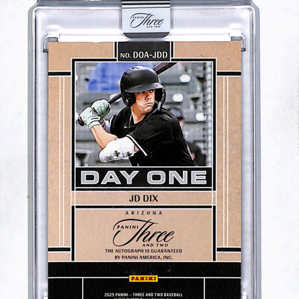 2025 Panini Three and Two Day One JD Dix #DOA-JDD 15/32 Autograph Auto