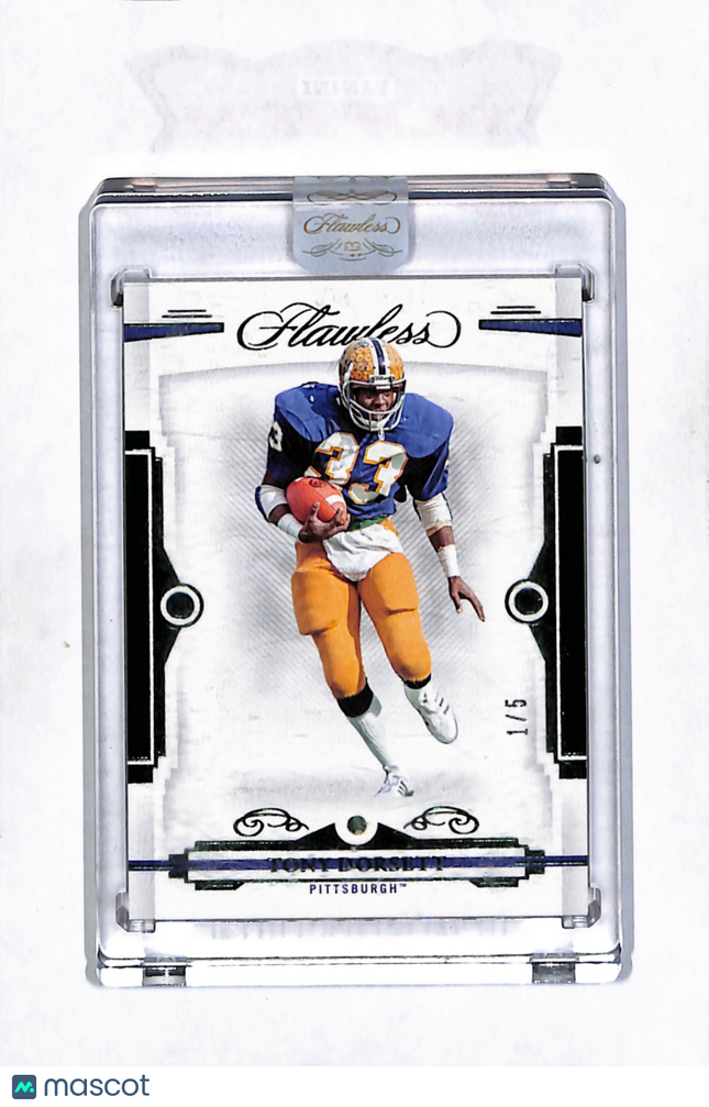 2022 Panini Flawless Collegiate Tony Dorsett #83 Emerald 1/5