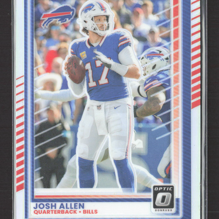 2025 Panini Donruss Optic Prizm Josh Allen #70 Holo