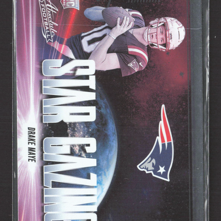 2024 Panini Absolute Football Star Gazing Drake Maye #SG-DME RC