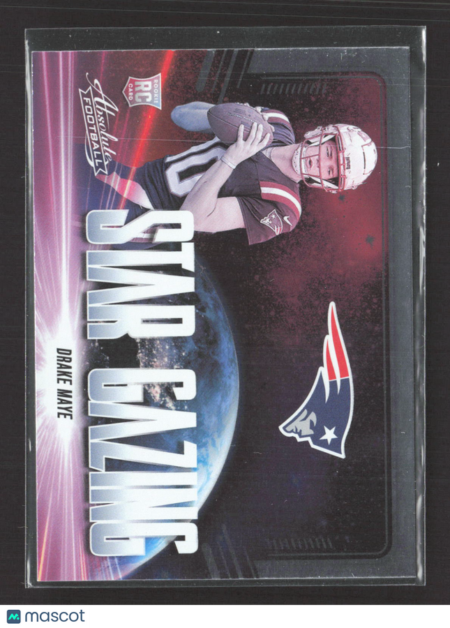 2024 Panini Absolute Football Star Gazing Drake Maye #SG-DME RC