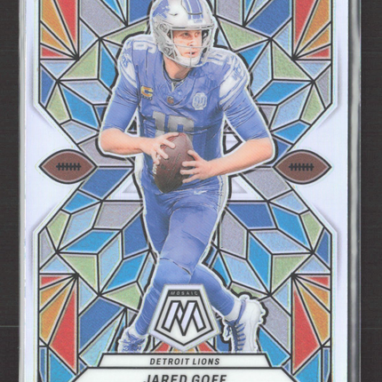 2024 Panini Mosaic Prizm Stained Glass Jared Goff #SG-6