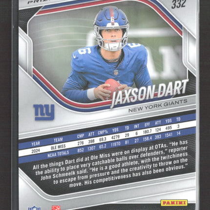 2025 Panini Prizm Jaxson Dart #332 RC Red White Blue RWB