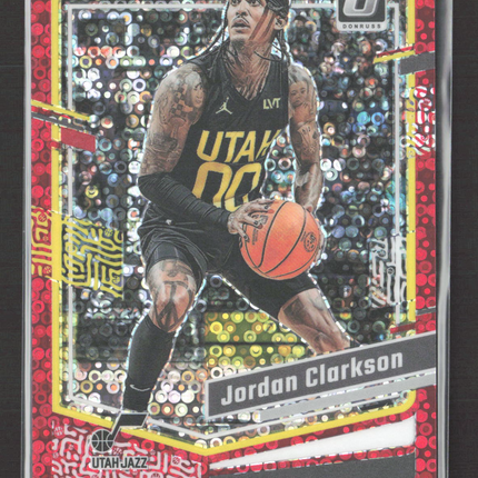 2024 Panini Donruss Optic Prizm Jordan Clarkson #30 Red 06/75
