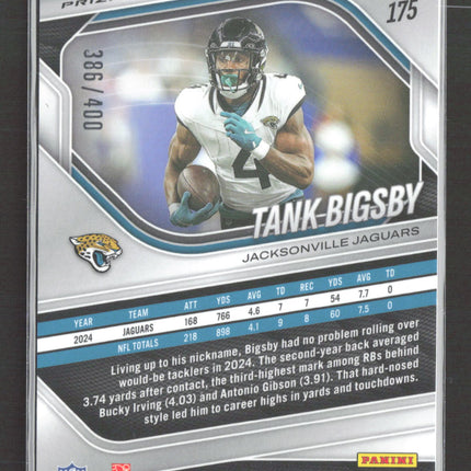2025 Panini Prizm Tank Bigsby #175 Pandora 386/400