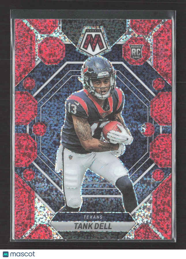 2023 Panini Mosaic Prizm Tank Dell #352 Red Sparkle RC