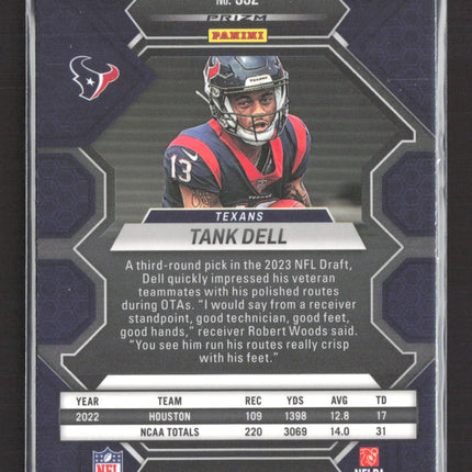 2023 Panini Mosaic Prizm Tank Dell #352 Red Sparkle RC