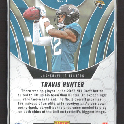2025 Panini Mosaic Football Travis Hunter #1 RC Silver