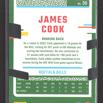 2023 Panini Donruss Football James Cook #30 Press Proof Gold 19/25