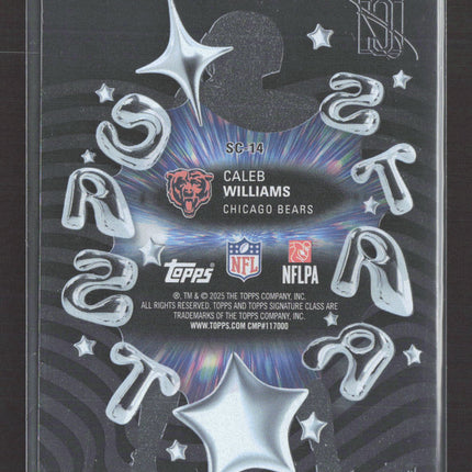 2025 Topps Signature Class Star Cast Caleb Williams #SC-14