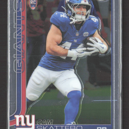 2025 Topps Chrome Cam Skattebo #331 RC