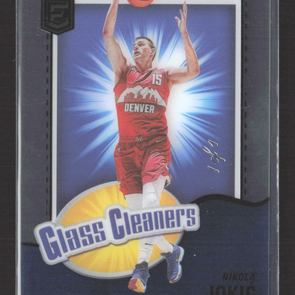 2021 Panini Donruss Elite Glass Cleaners Nikola Jokic #3 Black 1/1