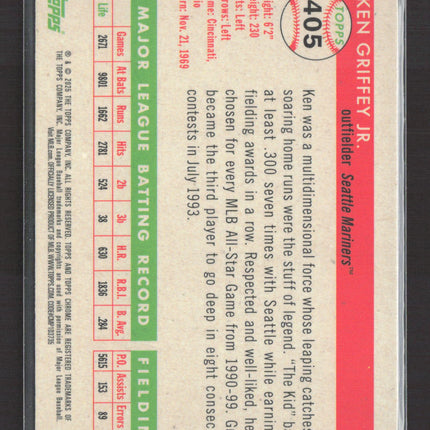 2025 Topps Chrome Platinum Ken Griffey Jr. #405 Green Wave 15/99