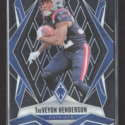 2025 Panini Phoenix TreVeyon Henderson #187 RC Black 1/1