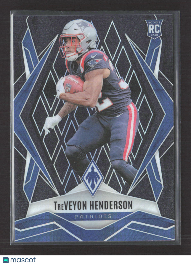 2025 Panini Phoenix TreVeyon Henderson #187 RC Black 1/1