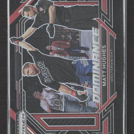 2023 Panini Prizm UFC Dominance Matt Hughes #17 Black 1/1