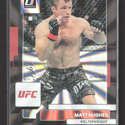 2023 Panini Donruss UFC Matt Hughes #73 Holo Laser Black 1/1