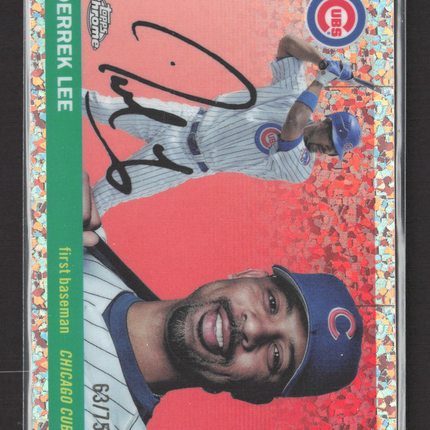 2025 Topps Chrome Derrek Lee #424 Mini Diamond Refractor 63/75