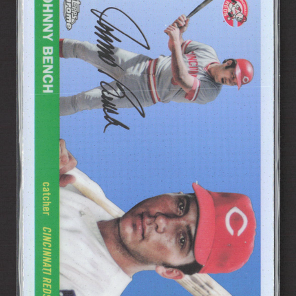 2025 Topps Chrome Johnny Bench #454 Refractor