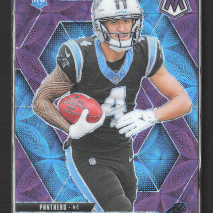 2025 Panini Mosaic Football Tetairoa McMillan #309 Purple Scope RC