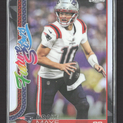 2025 Topps Chrome Future Stars Drake Maye #FS-7 Refractor