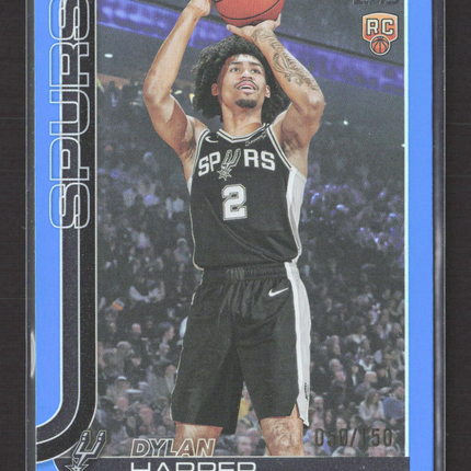 2025 Topps Flagship Dylan Harper #202 Blue RC 050/150