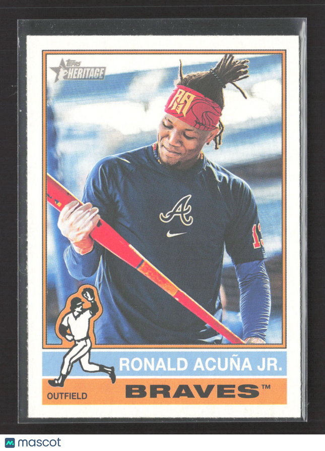 2025 Topps Heritage Ronald Acuna Jr. #367 Image Variation