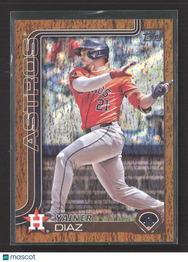 2025 Topps Series 1 Yainer Diaz #299 Gold /50