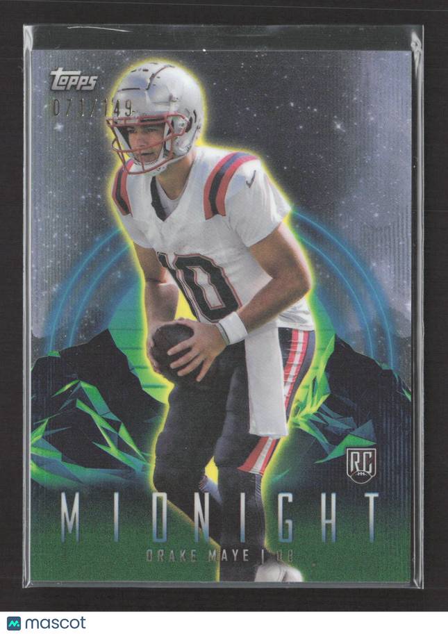 2024 Topps Midnight Morning Drake Maye #62 RC 071/149
