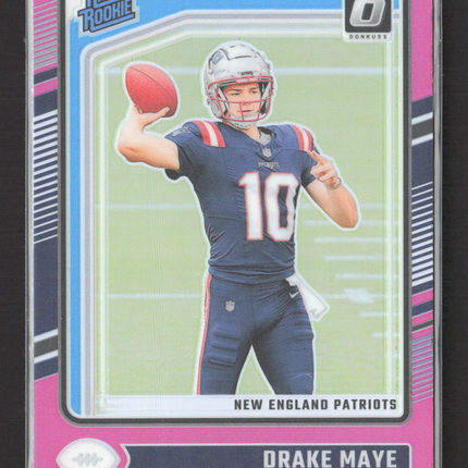 2024 Panini Donruss Optic Football Drake Maye #229 Pink