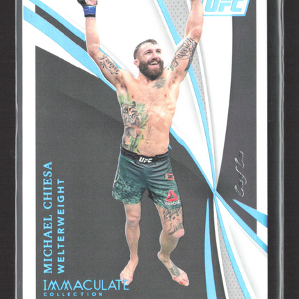 2021 Panini Immaculate Collection UFC Michael Chiesa #75 Platinum 1/1