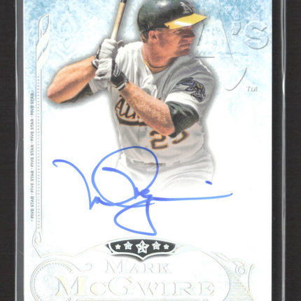 2015 Topps Five Star Mark McGwire #FSA-MM 06/25 Auto