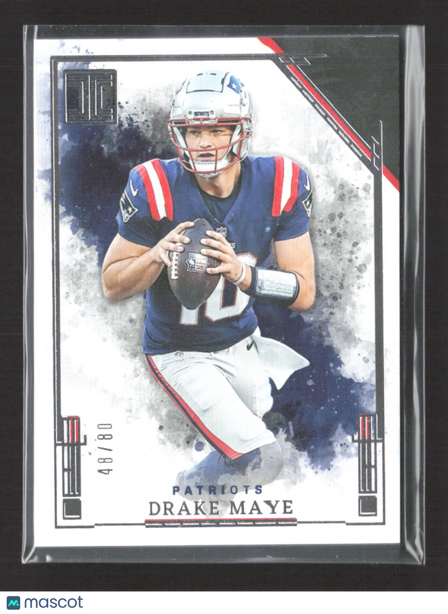 2025 Panini Impeccable Football Drake Maye #46 48/80