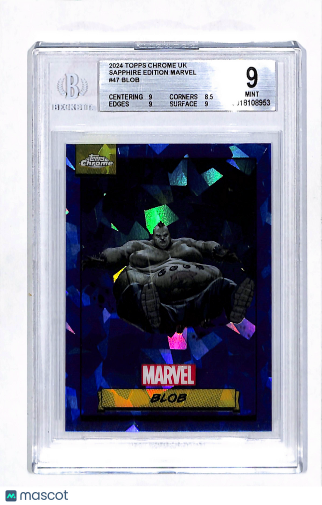 2024 Topps Chrome Marvel Sapphire Edition #47 BLob bgs 9