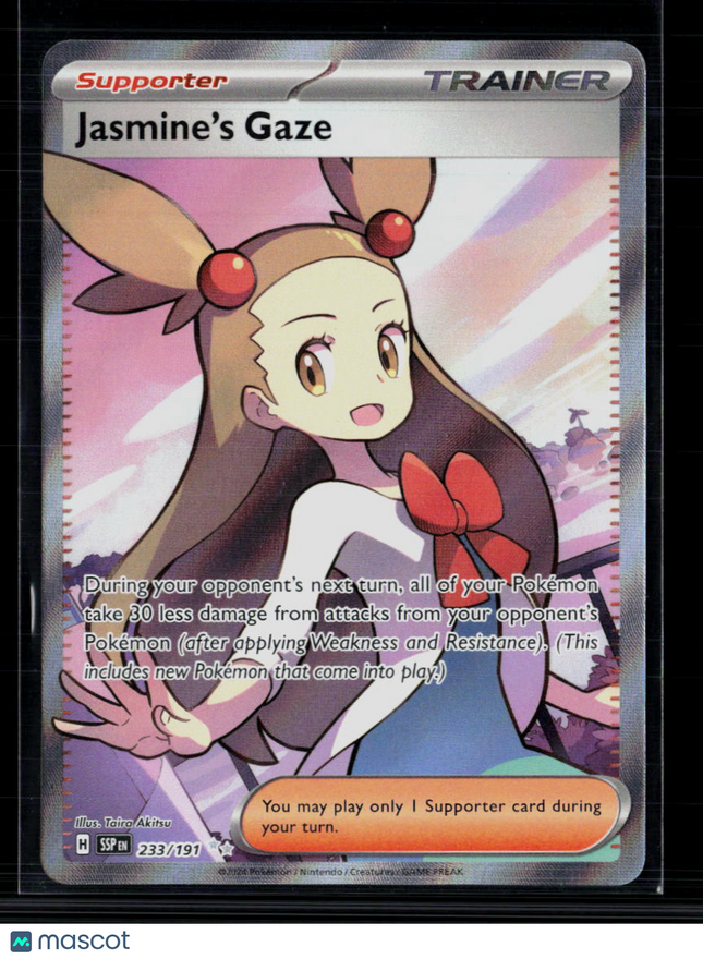 Pokemon 2024 Surging Sparks Jasmine's Gaze FA #233/191