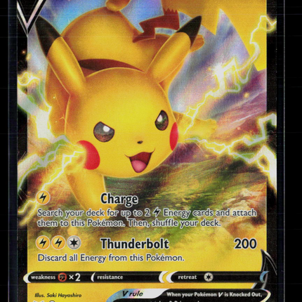 Pokemon 2020 Vivid Voltage Pikachu V #43/185