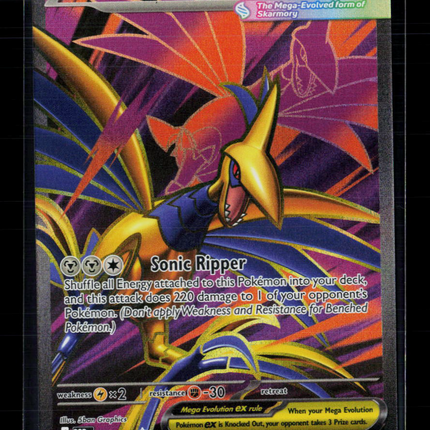 Pokemon 2025 Mega Evolution Mega Skarmory EX SAR #106/88