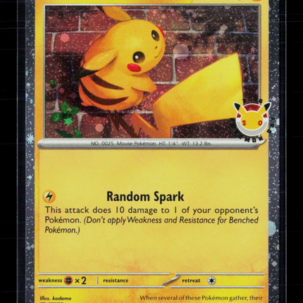 Pokemon 2024 Temporal Forces Pikachu #51/162