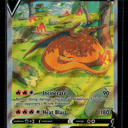 Pokemon 2022 Sword & Shield Charizard V FA #SWSH260