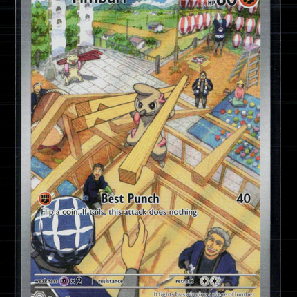 Pokemon 2024 Twilight Masquerade Timburr #183/167