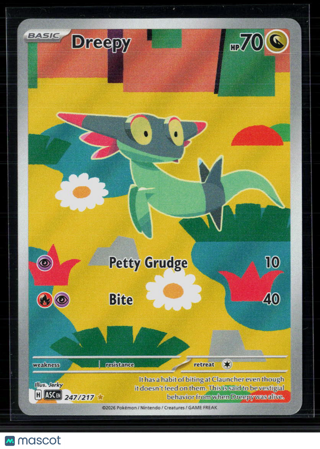 Pokemon 2026 Mega Evolution – Ascended Heroes Dreepy #247/217