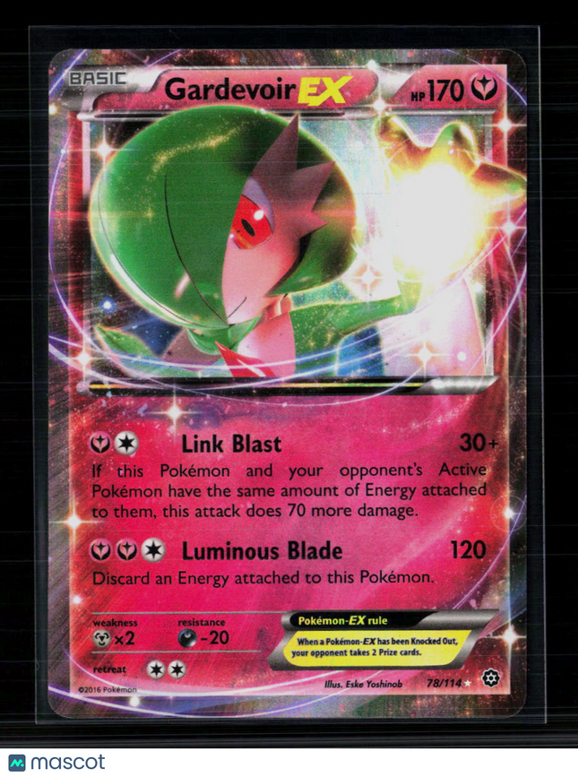Pokemon 2016 Steam Siege Gardevoir EX FA #78/114