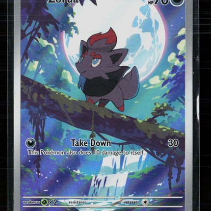 Pokemon 2025 Scarlet & Violet White Flare Zorua #142/86